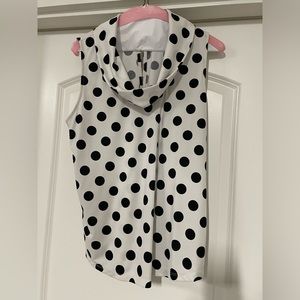 NWOT Ann Taylor Polka Dot Blouse, comes from a smoke & pet free home.